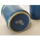 ♥ SET LOTTO 4 TAZZE LATTE PARMALAT CON 4 CIOTOLE CERAMICA CIELO BLU VINTAGE 90