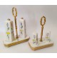 ♥ SET OLIO ACETO SALE PEPE CERAMICA MANETTI MONTELUPO VINTAGE MID CENTURY DESIGN