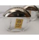 ♥ SET OLIO ACETO SALE PEPE GOTTINGHEN DESIGN TADDEI SESTINI CRISTALLO ACCIAIO