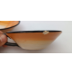 ♥ SET UN PIATTO 2 TAZZINE IN CERAMICA DECO FUTURISTA TIPO GALVANI ALBA DOCILIA