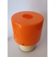 ♥ SIMPATICA LAMPADA SPACE AGE ANNI 70 ORANGE CON BASE RADIO VINTAGE DESIGN