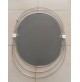 ♥ SPECCHIO DA MURO GAETANO SCIOLARI SPACE AGE VINTAGE DESIGN CROMATO OVALE