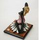 ♥ STATUINA CEVIK ITALIA RESINA VINTAGE FIGURA DONNA DESIGN MODA VIVIAN CASAROTTO