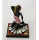 ♥ STATUINA CEVIK ITALIA RESINA VINTAGE FIGURA DONNA DESIGN MODA VIVIAN CASAROTTO