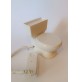 ♥ TELEFONO FISSO W.C. WATER TOILET SHAPE BIANCO PLASTICA POP VINTAGE FUNNY