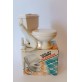 ♥ TELEFONO FISSO W.C. WATER TOILET SHAPE BIANCO PLASTICA POP VINTAGE FUNNY