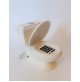 ♥ TELEFONO FISSO W.C. WATER TOILET SHAPE BIANCO PLASTICA POP VINTAGE FUNNY