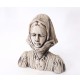 ♥ TESTA BUSTO DI DONNA IN COSTUME SARDA CERAMICHE VINTAGE SARDEGNA STATUINA