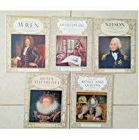 ♥ THE PICTORIAL HISTORY OF.. LOTTO 5 VOLUMI PITKIN PRIDE OF BRITAIN BOOKS Queen