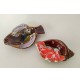 ♥ VALLAURIS 2 POSACENERE IN CERAMICA CONCHIGLIA PESCE VINTAGE DESIGN FAT LAVA 