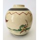 ♥ VASO CINESE VINTAGE SCENE DI COMBATTIMENTO FINTO CRAQUELEE MARCHIO BASE