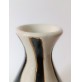 ♥ VASO IN CERAMICA A FASCE BIANCO NERO VINTAGE HOME DECOR MODERN DESIGN