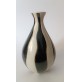 ♥ VASO IN CERAMICA A FASCE BIANCO NERO VINTAGE HOME DECOR MODERN DESIGN