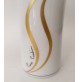 ♥ VASO IN CERAMICA BIANCA PIERRE CARDIN DESIGN DECORO ORO PARIS VINTAGE