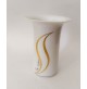 ♥ VASO IN CERAMICA BIANCA PIERRE CARDIN DESIGN DECORO ORO PARIS VINTAGE