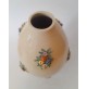 ♥ VASO IN CERAMICA ILSA ALBISSOLA BEIGE CON DECORO FLOREALE A RILIEVO VINTAGE