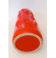 ♥ VASO IN CERAMICA LAVENO ROSSO VINTAGE SPACE AGE DESIGN ANNI 70 ITALY