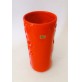 ♥ VASO IN CERAMICA LAVENO ROSSO VINTAGE SPACE AGE DESIGN ANNI 70 ITALY