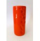 ♥ VASO IN CERAMICA LAVENO ROSSO VINTAGE SPACE AGE DESIGN ANNI 70 ITALY