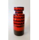 ♥ VASO IN CERAMICA SPACE AGE DESIGN WEST GERMANY SCHEURICH ROSSO BLU VINTAGE 30