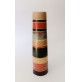 ♥ VASO IN CERAMICA TOTEM A FASCE MULTICOLOR IN STILE BITOSSI VINTAGE DESIGN