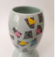 ♥ VASO IN CERAMICA TOTEM BALCO ITALY VINTAGE MEMPHIS STYLE POP ART mendini 80 90