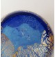 ♥ VASO IN VETRO DI MURANO FAZZOLETTO DESIGN CARLO NASON CON MURRINE BLU VINTAGE