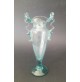 ♥ VASO IN VETRO DI MURANO VENEZIA VASETTO VERDE ACQUA ANFORA BAROVIER ERA