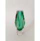 ♥ VASO IN VETRO SOMMERSO VERDE VINTAGE DESIGN MURANO MANDRUZZATO FLAVIO POLI