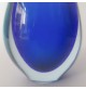 ♥ VASO VASETTO IN VETRO DI MURANO SOMMERSO BLU VINTAGE DESIGN FLAVIO POLI seguso