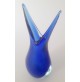 ♥ VASO VASETTO IN VETRO DI MURANO SOMMERSO BLU VINTAGE DESIGN FLAVIO POLI seguso