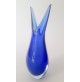 ♥ VASO VASETTO IN VETRO DI MURANO SOMMERSO BLU VINTAGE DESIGN FLAVIO POLI seguso