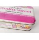 ♥ VECCHIA SCATOLA IN LATTA MACKINTOSH'S QUALITY STREET CHICILATES VINTAGE PINK