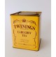 ♥ VECCHIA SCATOLA IN LATTA VINTAGE TWININGS EARL GREY TEA 500 GR ANNI 90