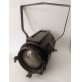 ♥ VECCHIO FARO LAMPADA DA CINEMA TEATRO VINTAGE FERRO NERO FARETTO INDUSTRIALE