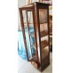 ♥ VETRINA IN LEGNO DI ABETE VETRINETTA UN'ANTA STILE VINTAGE LIBRERIA 180 CM