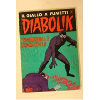 DIABOLIK R SERIE BIANCA INVINCIBILE CRIMINALE N. 218 27 LUGLIO 1987