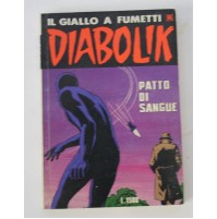 DIABOLIK R SERIE BIANCA PATTO DI SANGUE N. 284 19 MARZO 1990