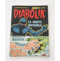 DIABOLIK SWIISSS SECONDA RISTAMPA LA MORTE INVISIBILE N. 29 OTTOBRE 1996