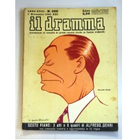 IL DRAMMA ANNO XVIII N.389 1 NOVEMBRE 1942 RIVISTA TEATRO QUINDICINALE