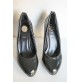 MISS ROBERTA SCARPE DONNA TG. 38 VERA PELLE ELEGANTI DECOLTè NERO TACCO 11 SERA 