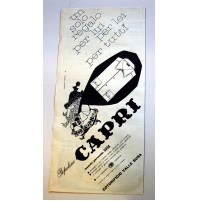 PUBBLICITA' 1958 POPELINE CAPRI COTONIFICIO VALLE SUSA  ritaglio giornale