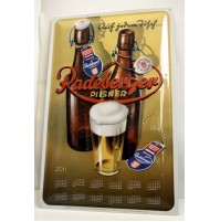 RADEBERGER BIRRA CALENDARIO 2011 IN LATTA TABELLA INSEGNA TARGA VINTAGE