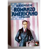 ROMANZO AMERICANO E 15 RACCONTI Guido Piovene 1980 romanzo B54