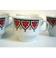 SET 6 TAZZA TAZZINE CAFFE' ANNI 60 IN PORCELLANA SELTMANN BAVARIA 