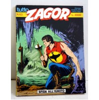 TUTTO ZAGOR n.63 Sfida All'Ignoto Agosto 1991 Bonelli